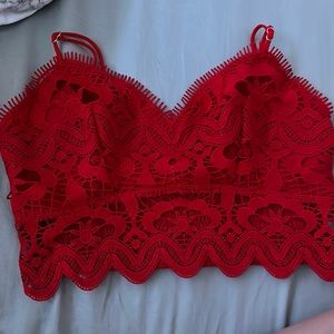 red tank lace